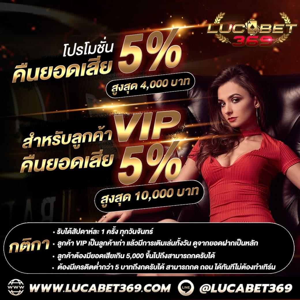 lucabet365 สล็อตออนไลน์และคาสิโน พร้อมโบนัสพิเศษในปี 2023